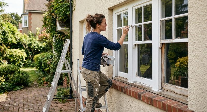 Sash Painting in Waco, TX