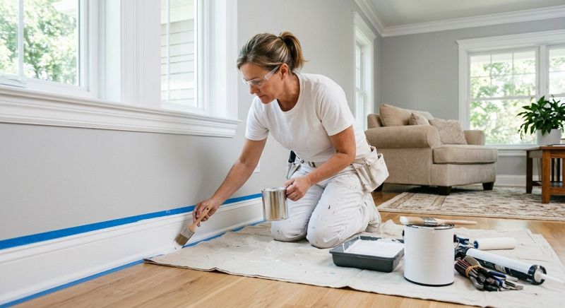 Baseboards Painting in Wilmington, NC