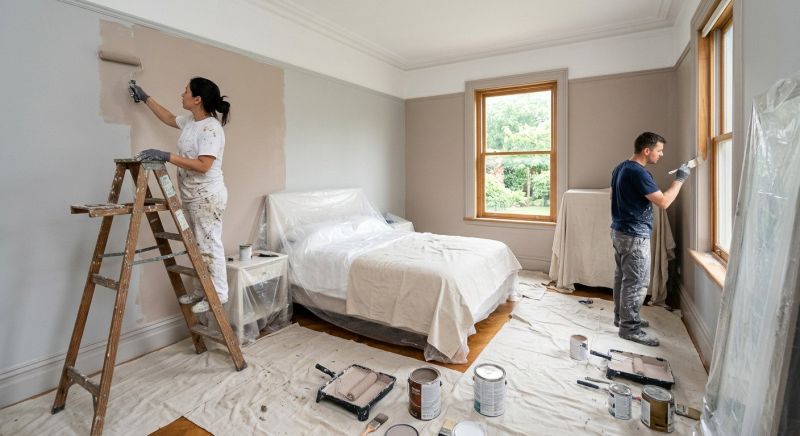 Bedroom Painting in Wilmington, NC