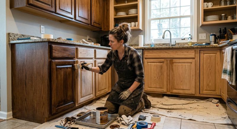 Cabinet Staining Service in Bloomington, IN