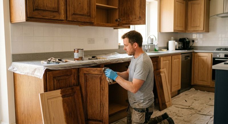 Cupboard Refinishing in Carmel, IN