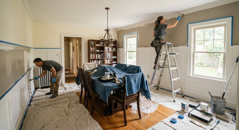 Dining Room Painting in Wilmington, NC