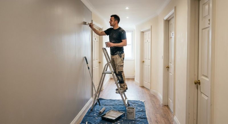 Interior Steps Painting in Waco, TX