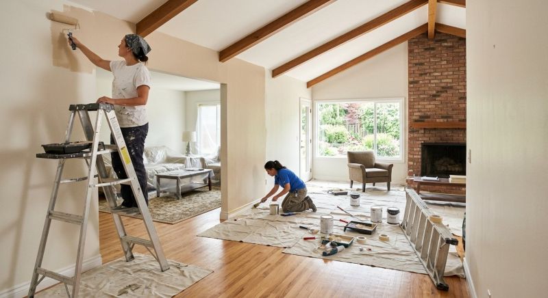 Sunroom Painting in Wilmington, NC