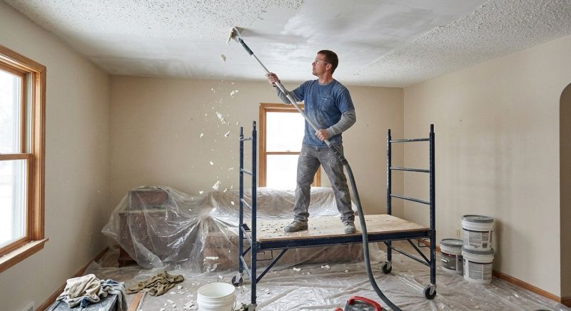 Swirled Ceiling Removal in Waco, TX