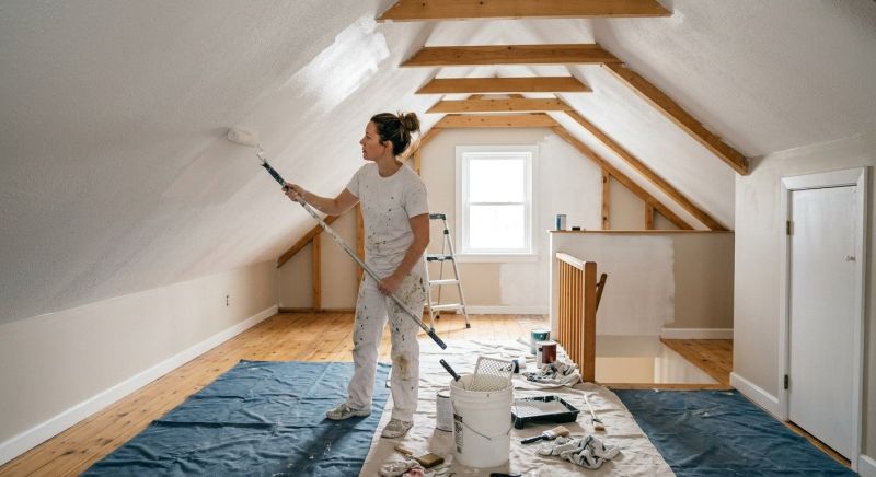 Vaulted Ceiling Painting in Wilmington, NC