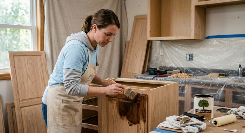 Wood Cabinet Refinishing in Kokomo, IN